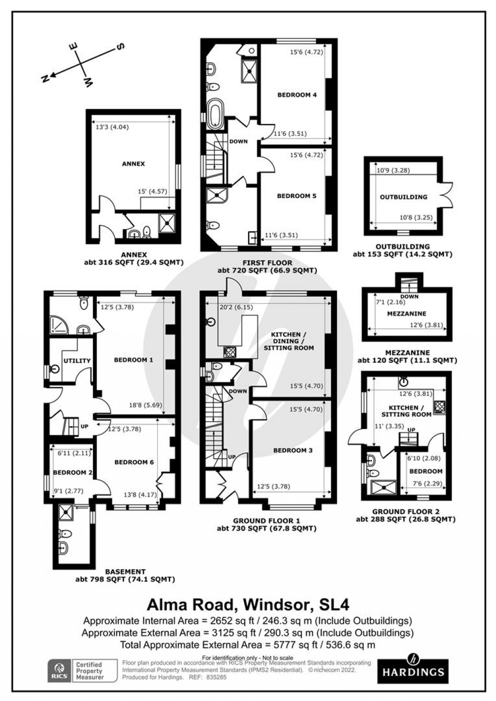 Floorplan for Alma Road, Windsor, Berkshire