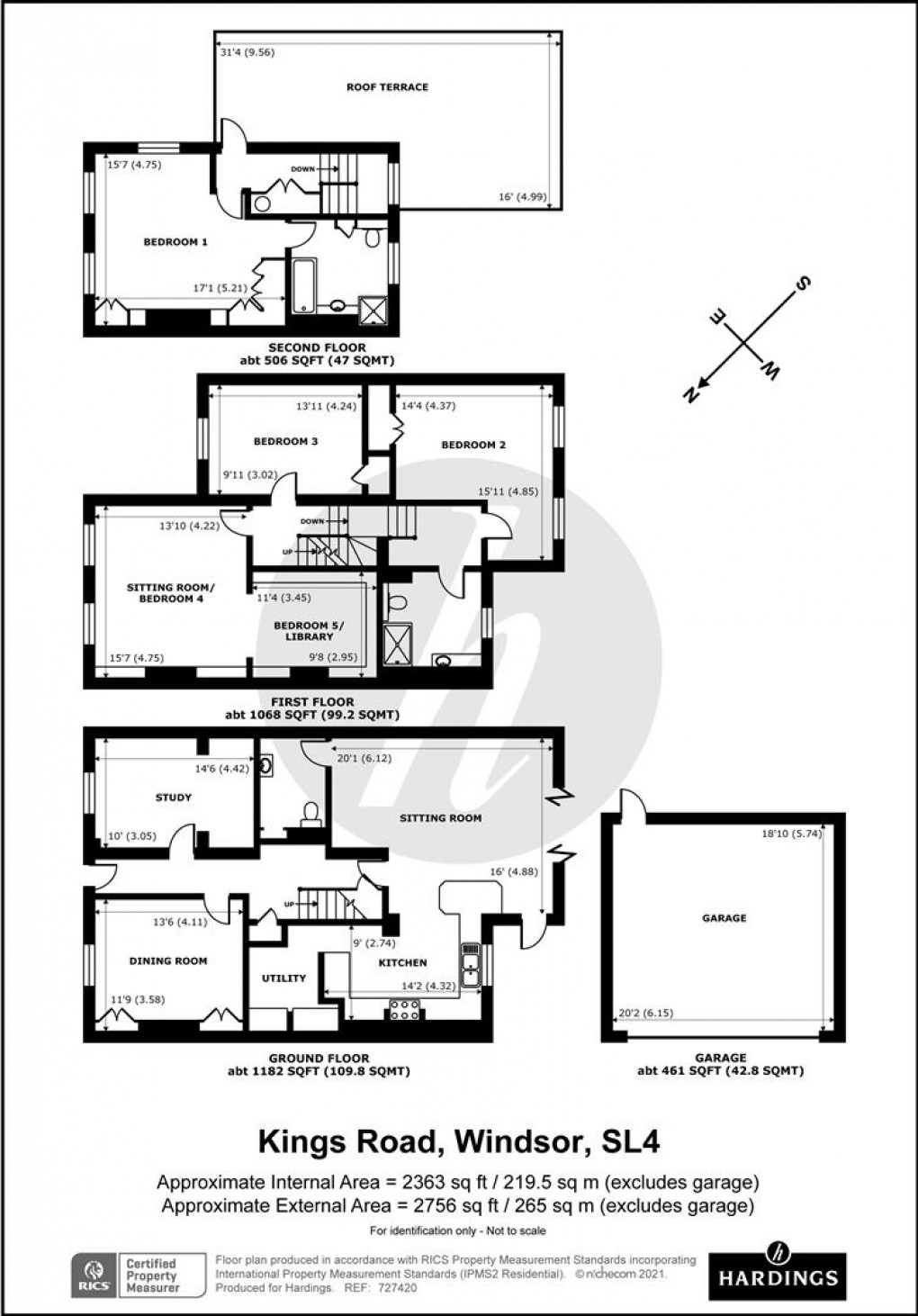 Floorplan for Kings Road, Windsor