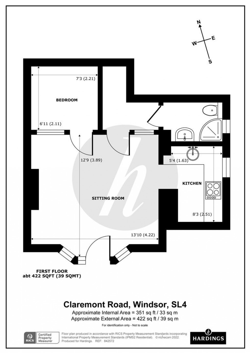 Floorplan for Claremont Road, Windsor