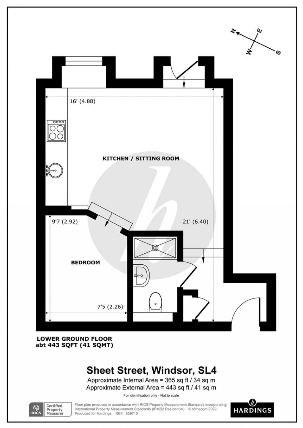 Floorplan for Sheet Street, Windsor