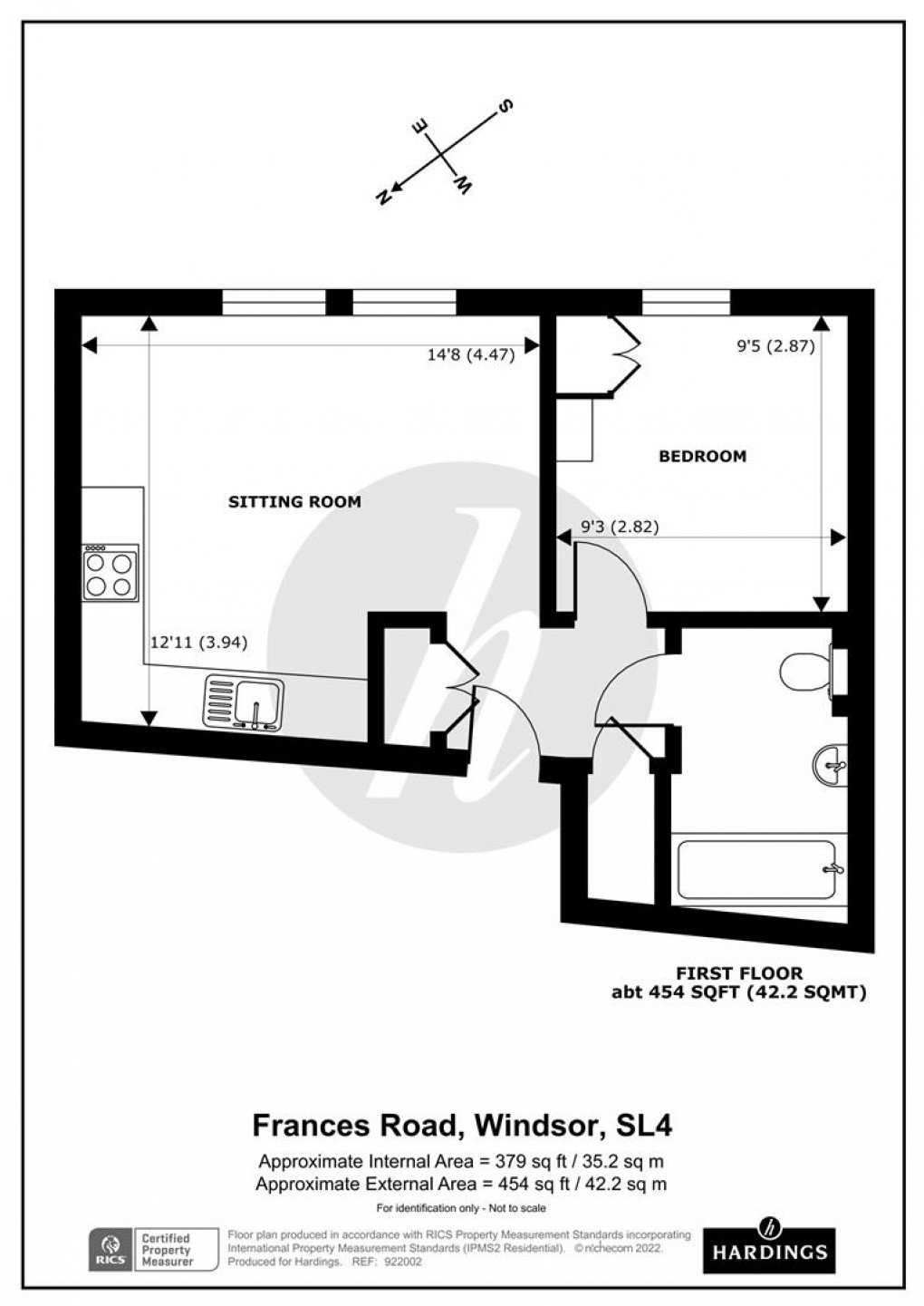 Floorplan for Frances Road, Windsor