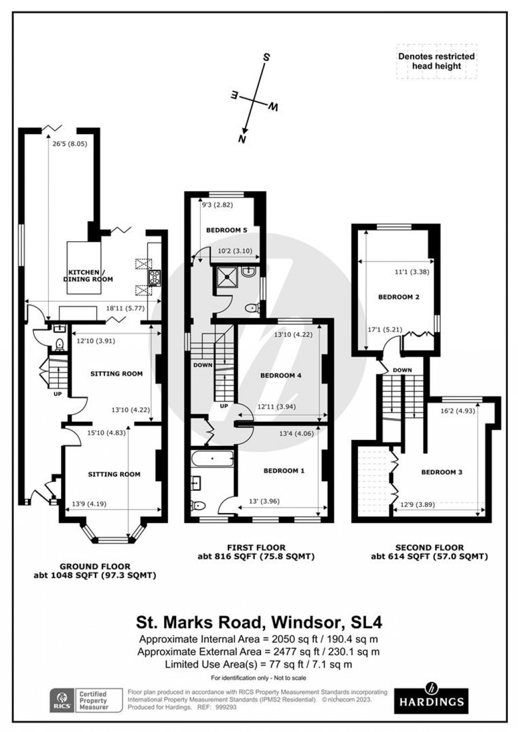 Floorplan for St. Marks Road, Windsor