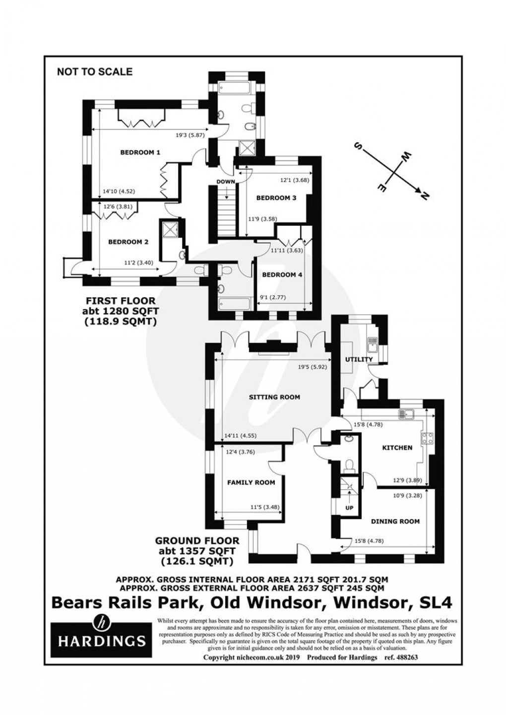 Floorplan for Bears Rails Park, Old Windsor, Windsor