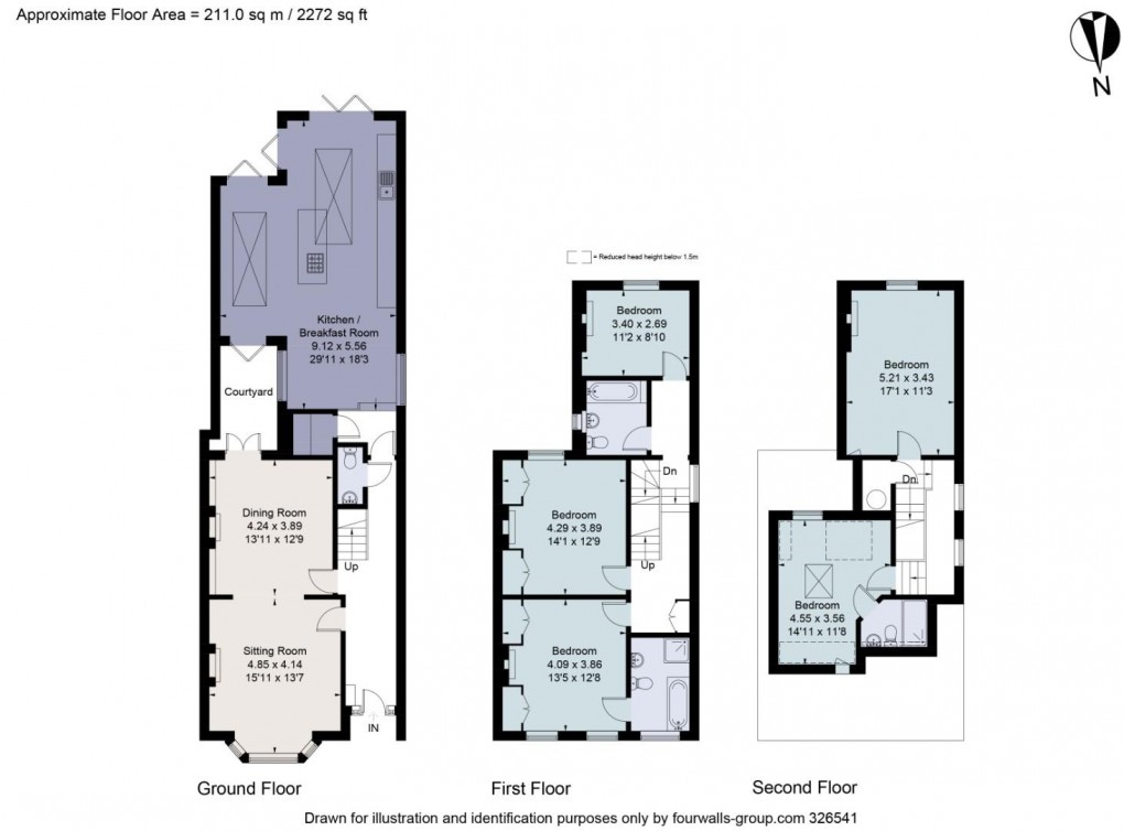 Floorplan for St. Marks Road, Windsor, Berkshire