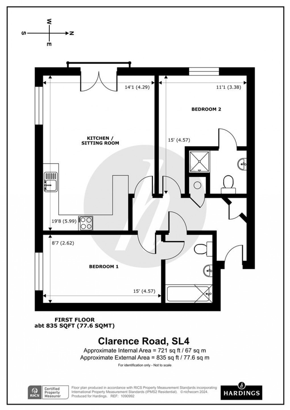 Floorplan for Pavilions, Windsor
