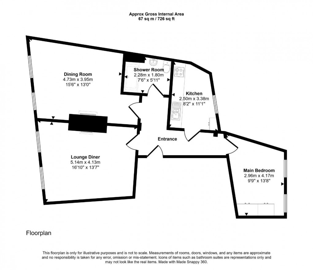 Floorplan for High Street, Eton, SL4