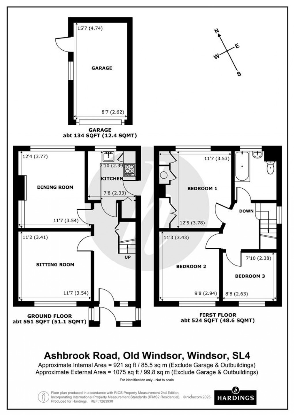 Floorplan for Ashbrook Road, Old Windsor, Windsor
