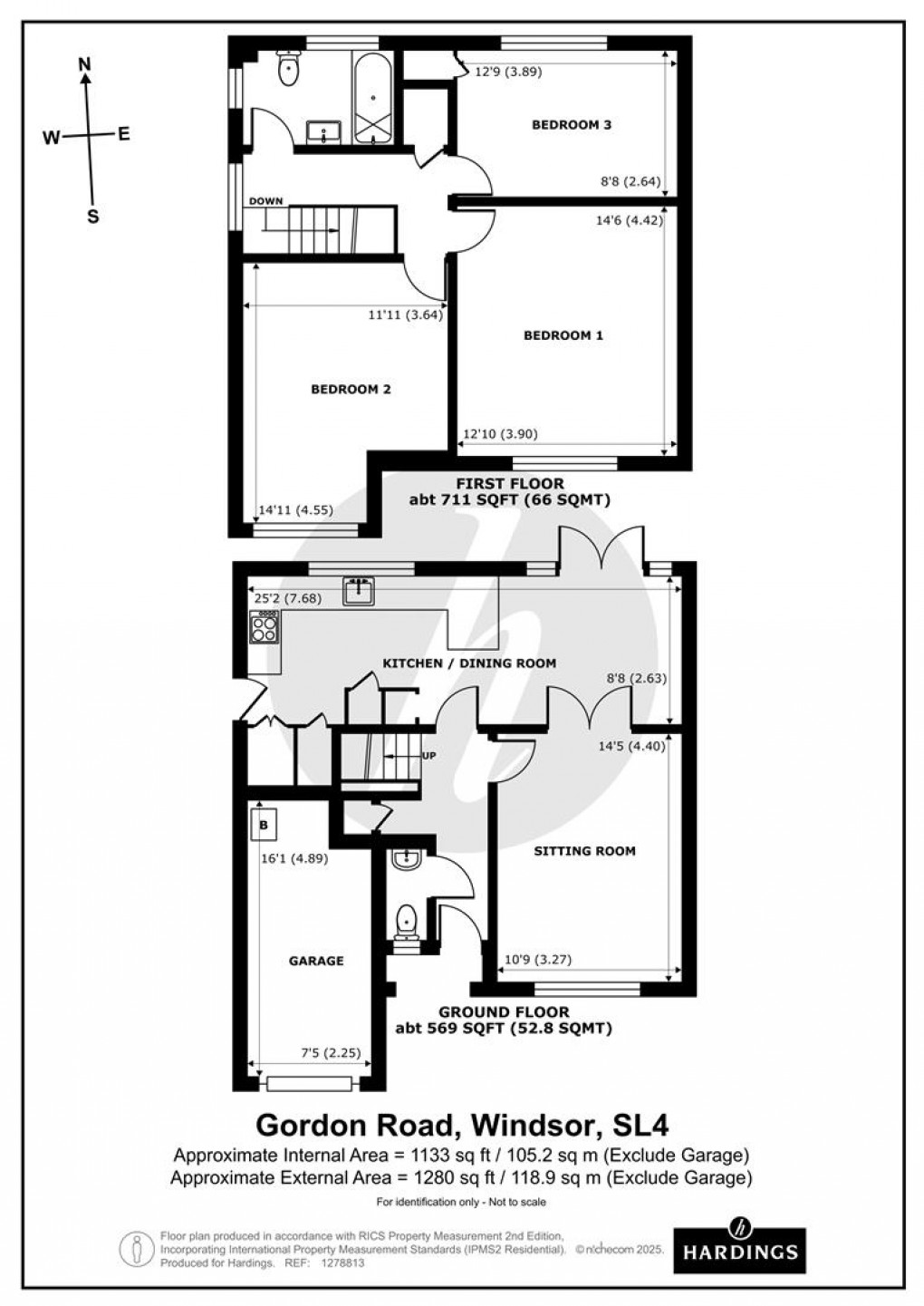 Floorplan for Gordon Road, Windsor