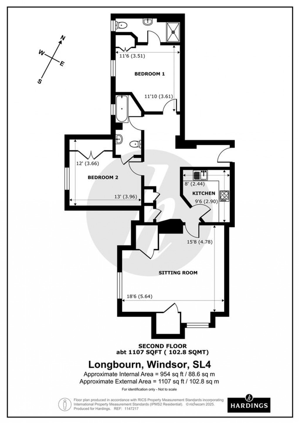 Floorplan for Longbourn, Windsor