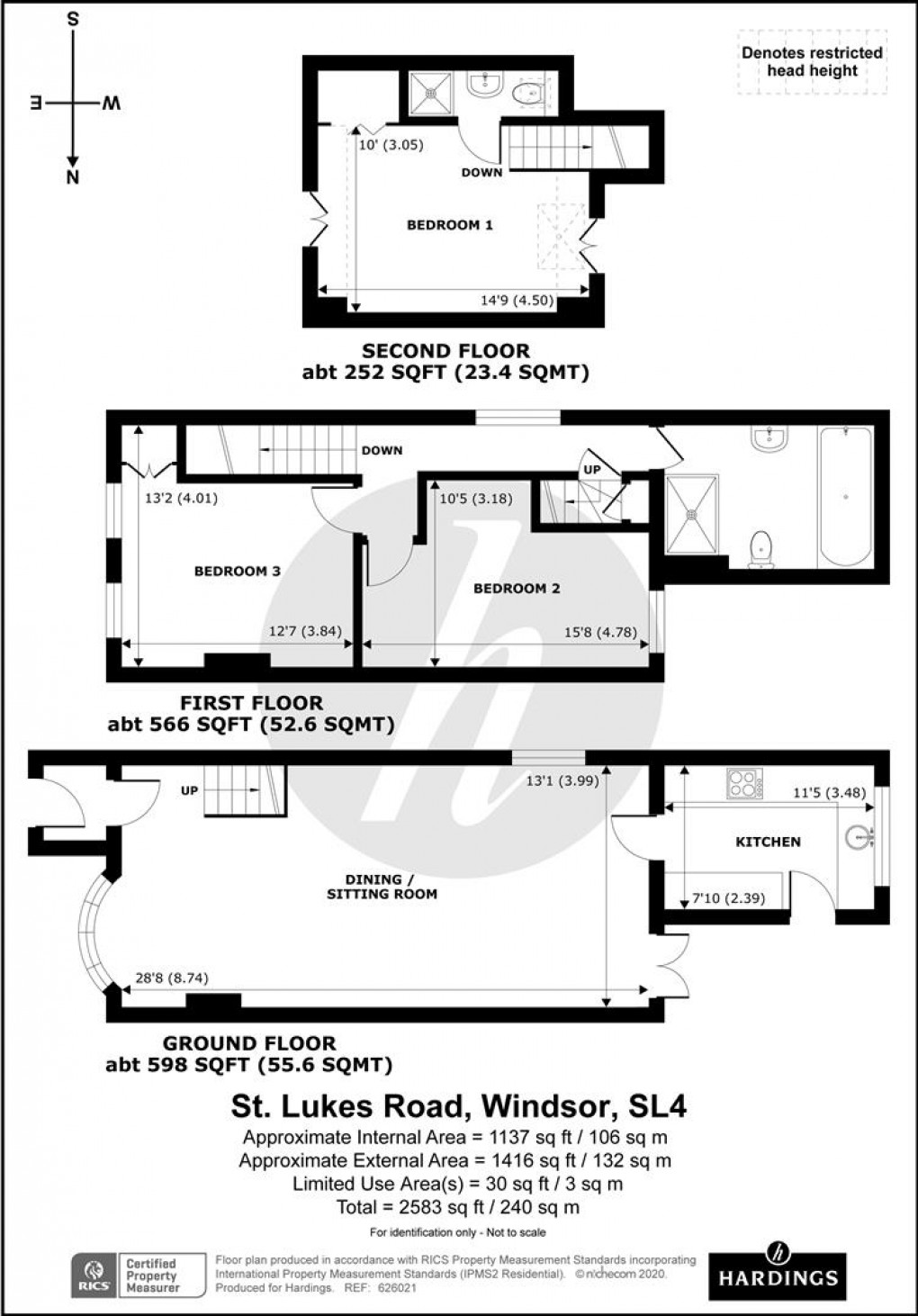 Floorplan for St. Lukes Road, Old Windsor, Windsor