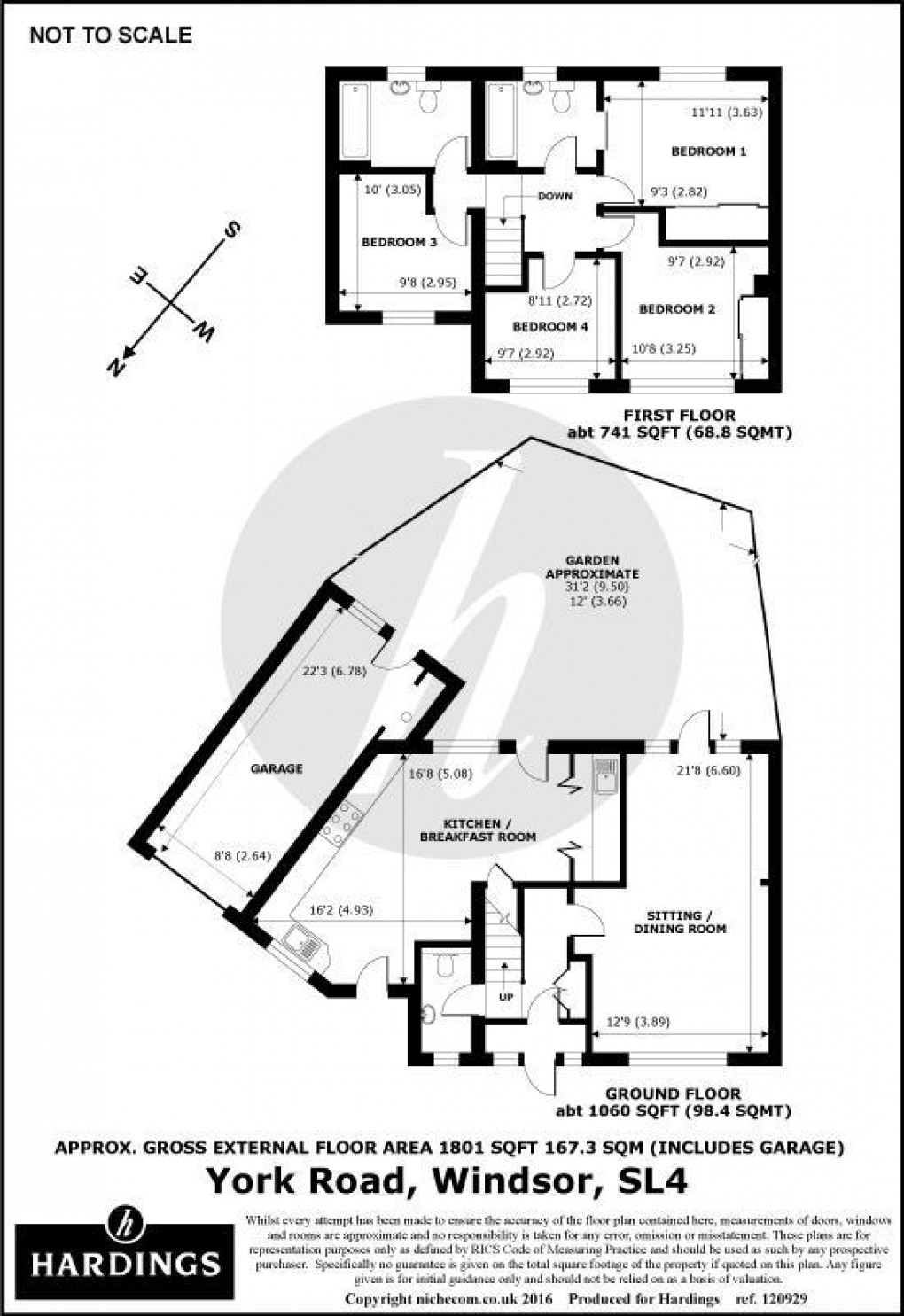 Floorplan for York Road, Windsor, Berkshire