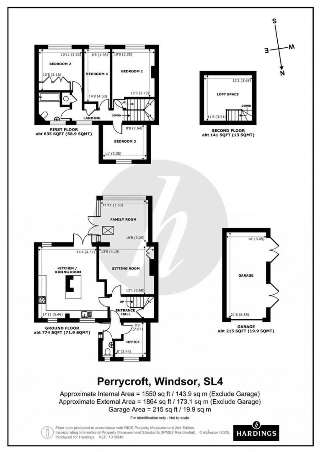 Floorplan for Perrycroft, Windsor, Berkshire
