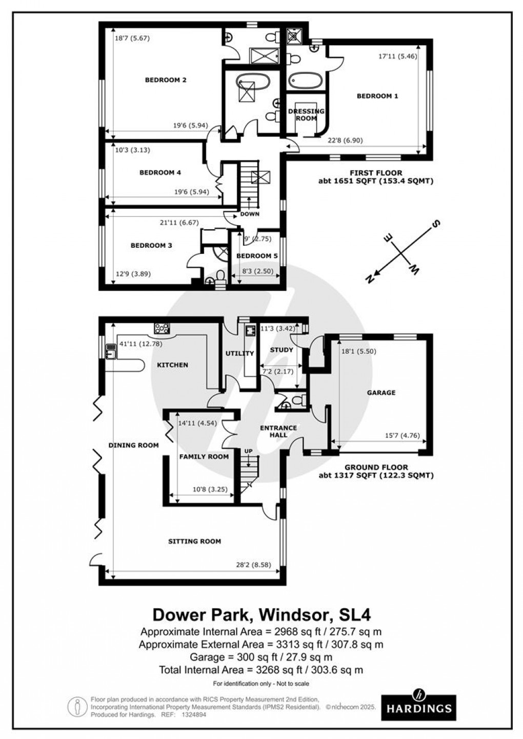 Floorplan for Dower Park, Windsor, Berkshire