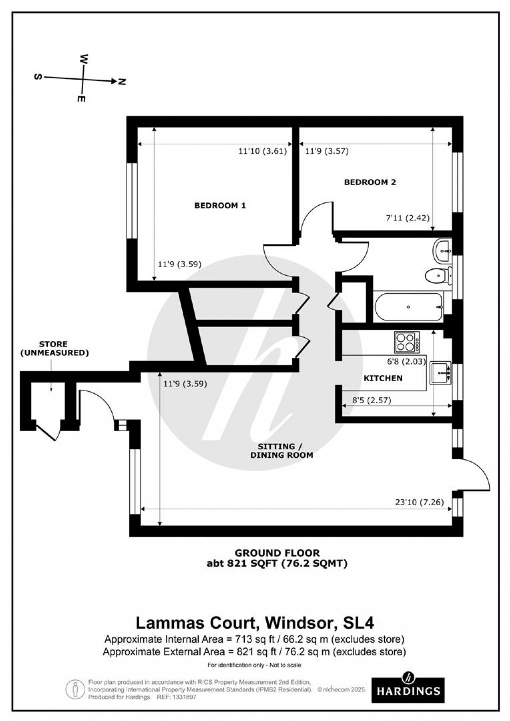 Floorplan for Lammas Court, Windsor