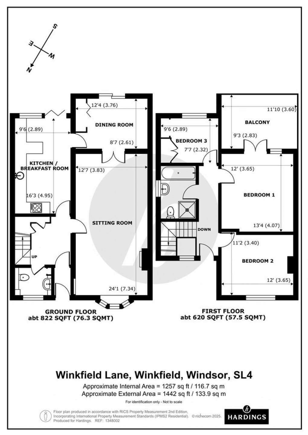 Floorplan for Winkfield Lane, Winkfield, Windsor