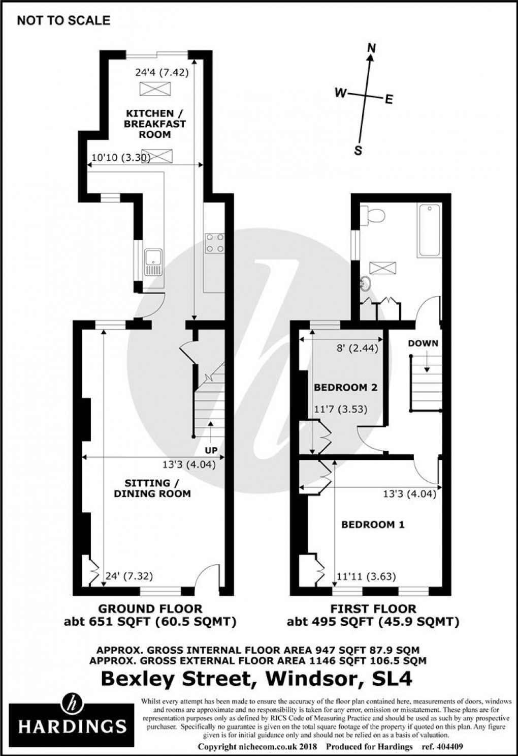 Floorplan for Bexley Street, Windsor, SL4