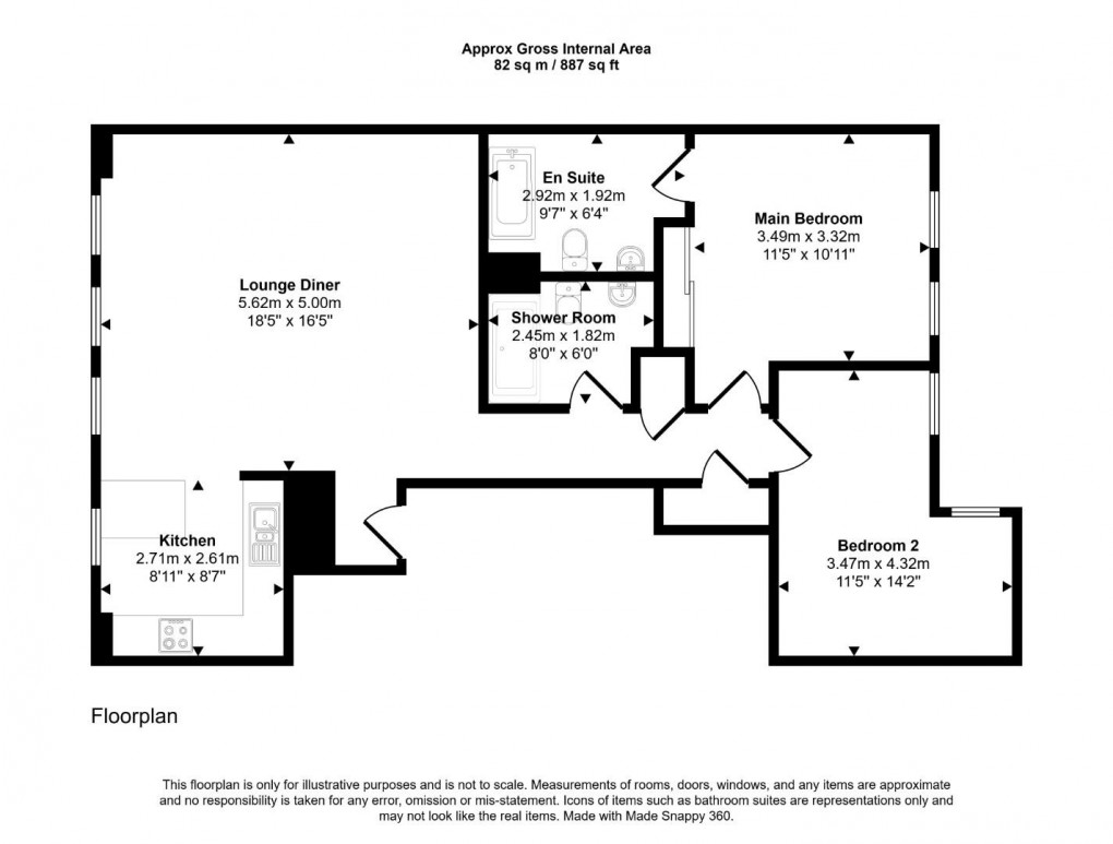 Floorplan for Sheet Street, Windsor, SL4