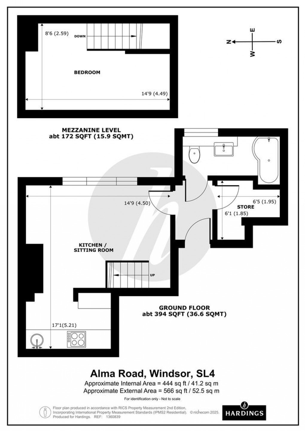 Floorplan for Alma Road, Windsor
