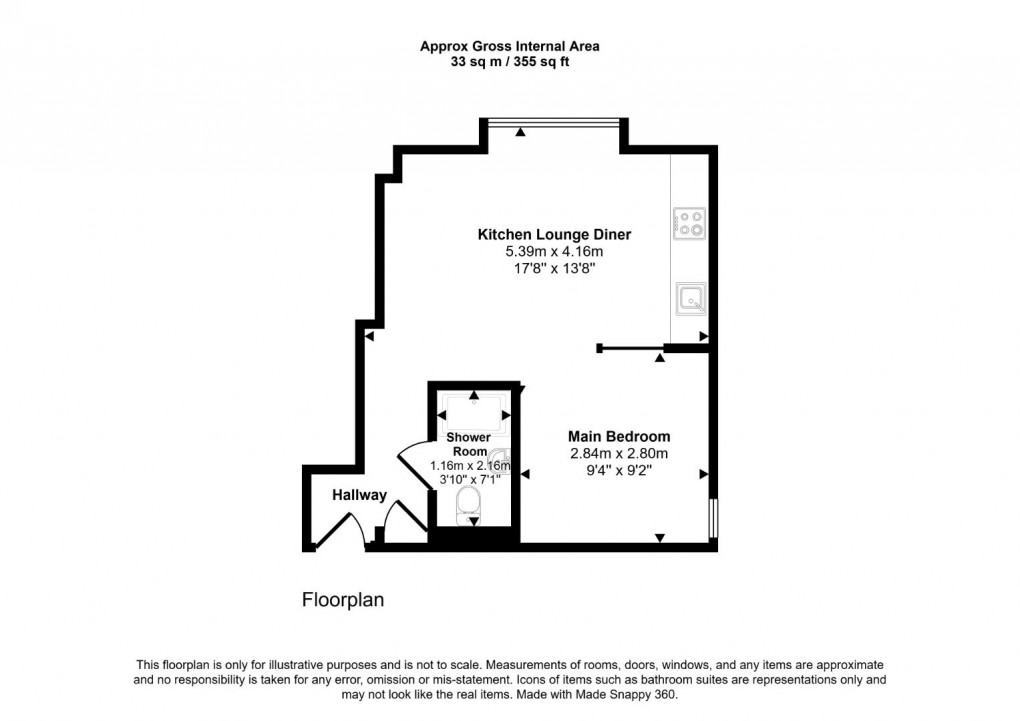 Floorplan for Sheet Street, Windsor, SL4