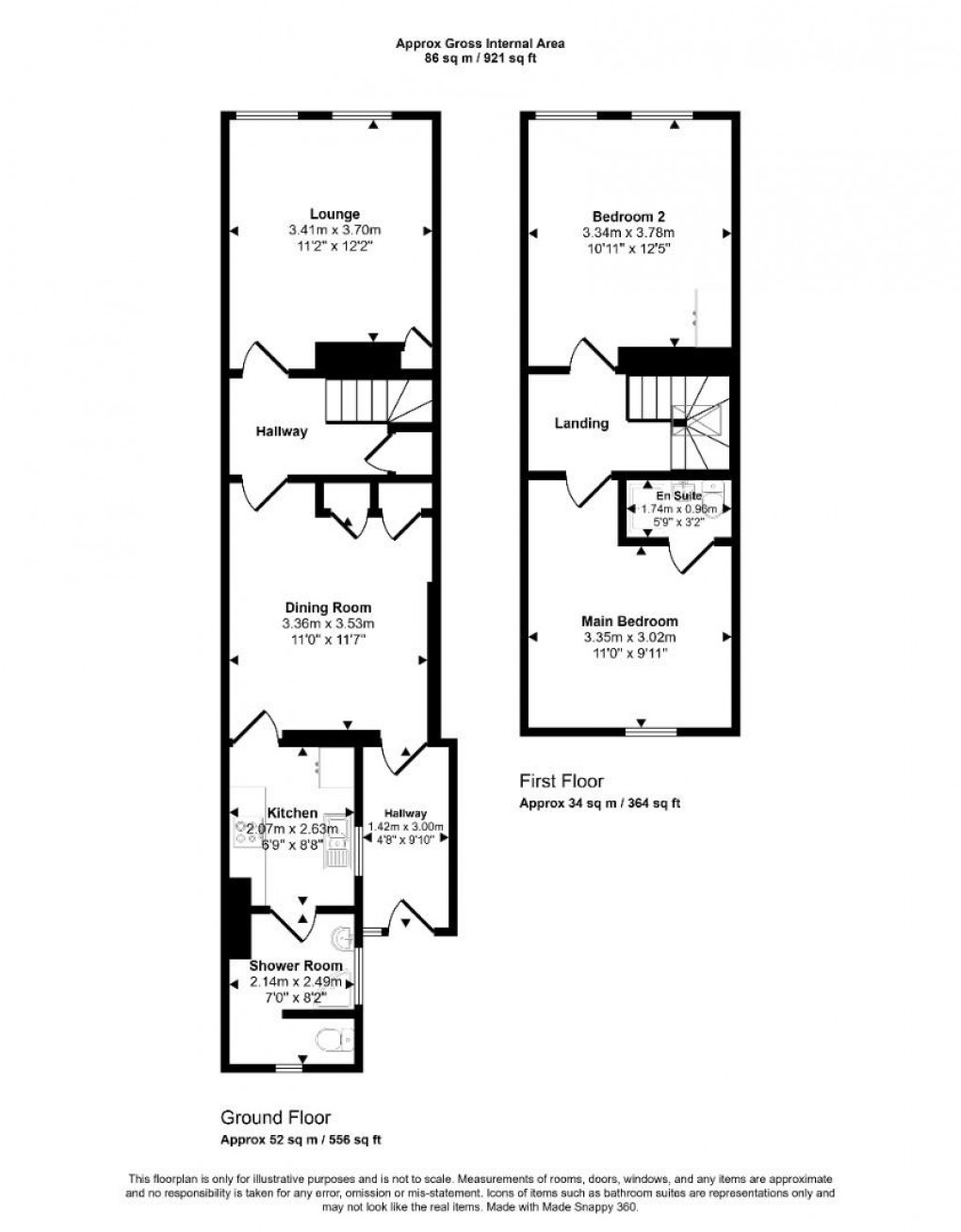 Floorplan for Victoria Street, Windsor, SL4