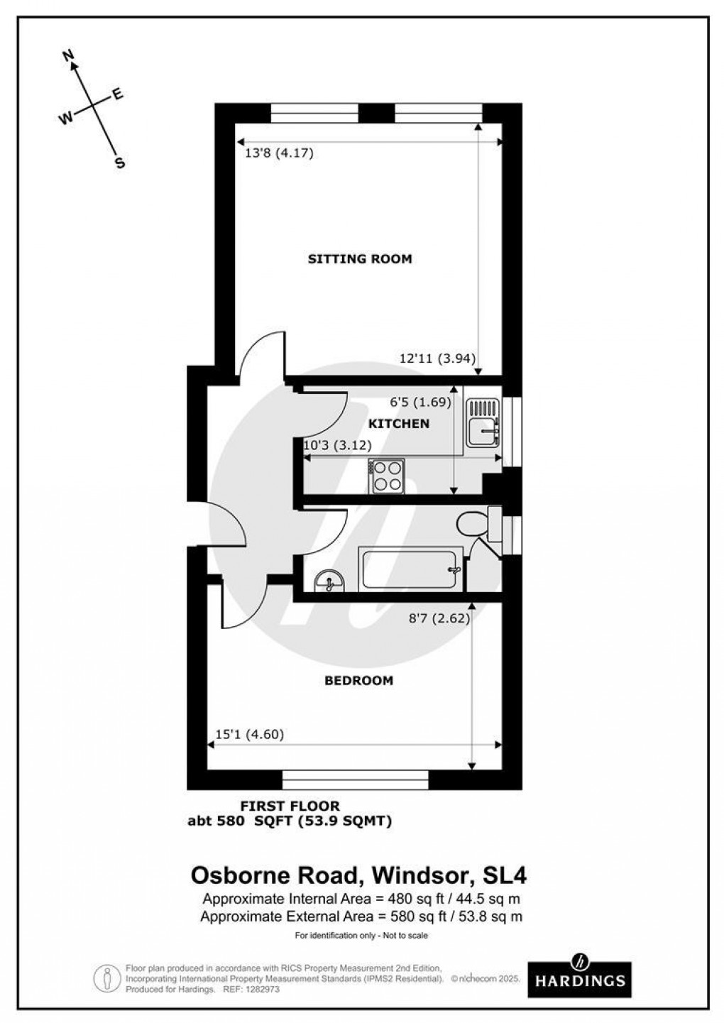 Floorplan for Osborne Road, Windsor, SL4