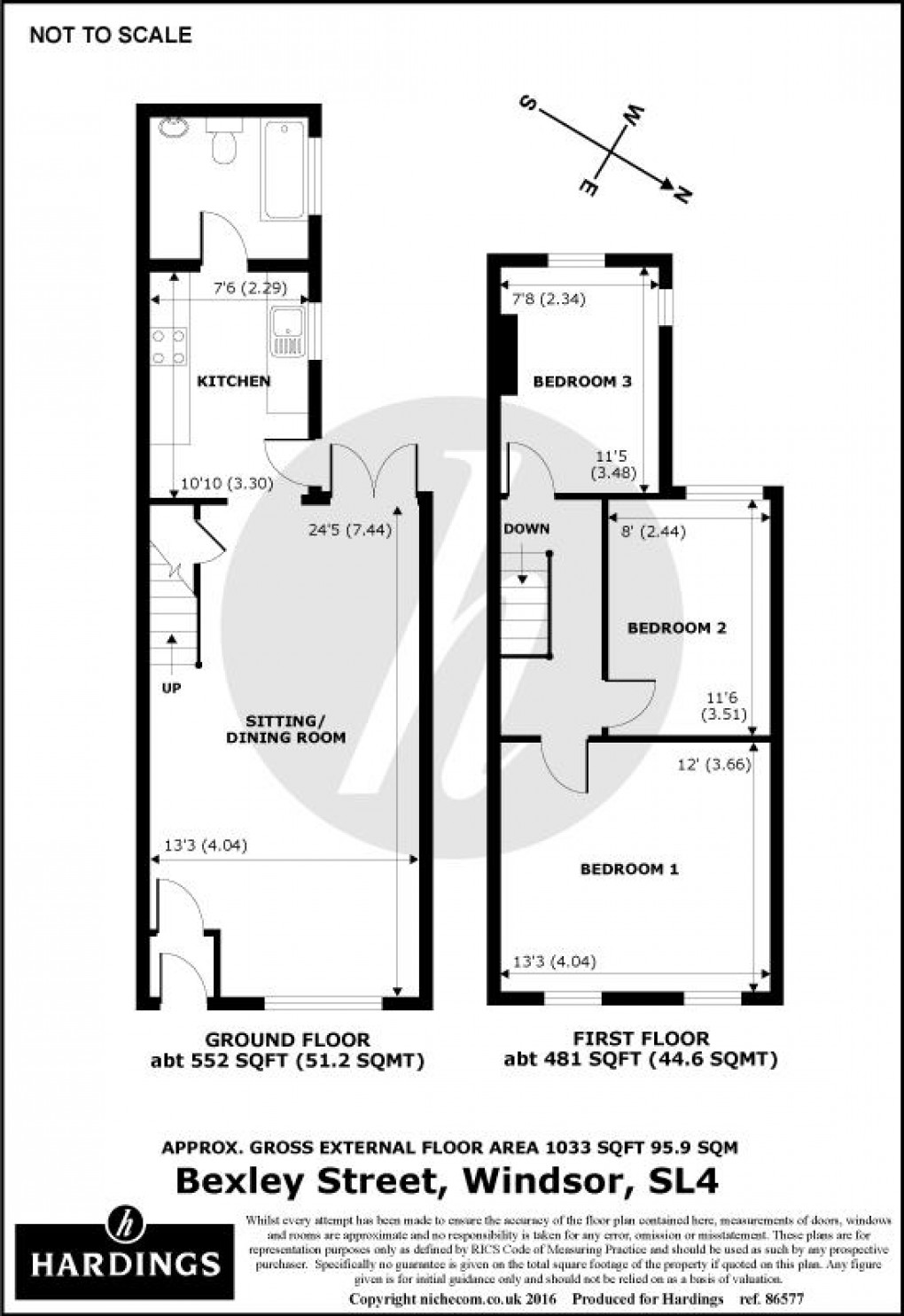Floorplan for Bexley Street Windsor, SL4