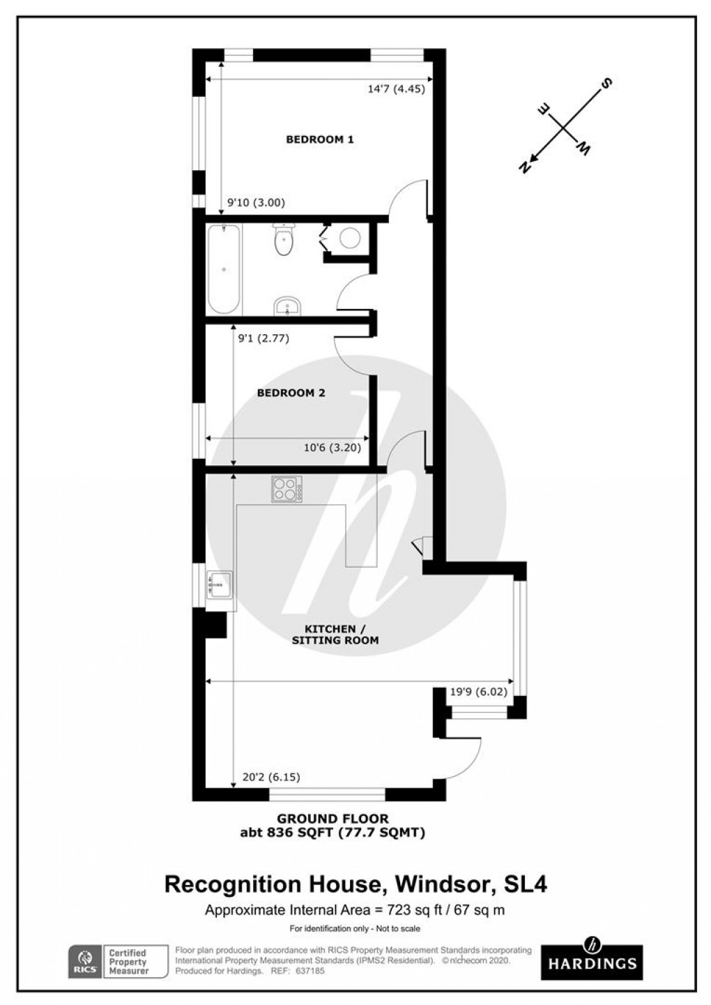 Floorplan for Bridgeman Drive, Windsor, SL4