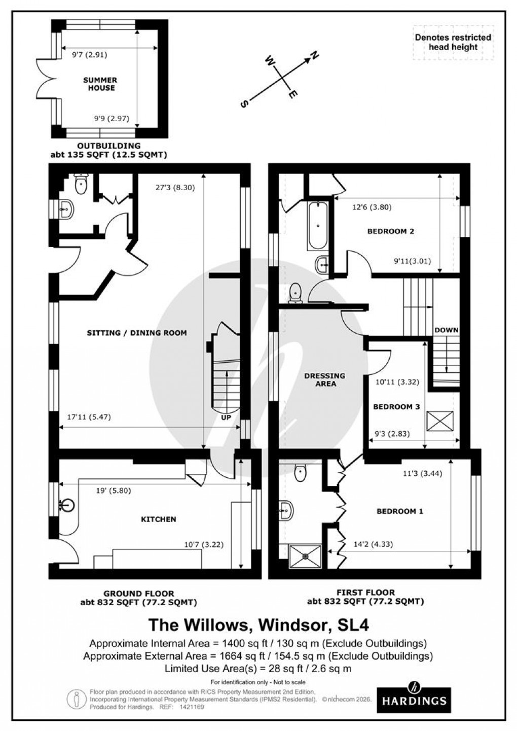 Floorplan for The Willows, Windsor