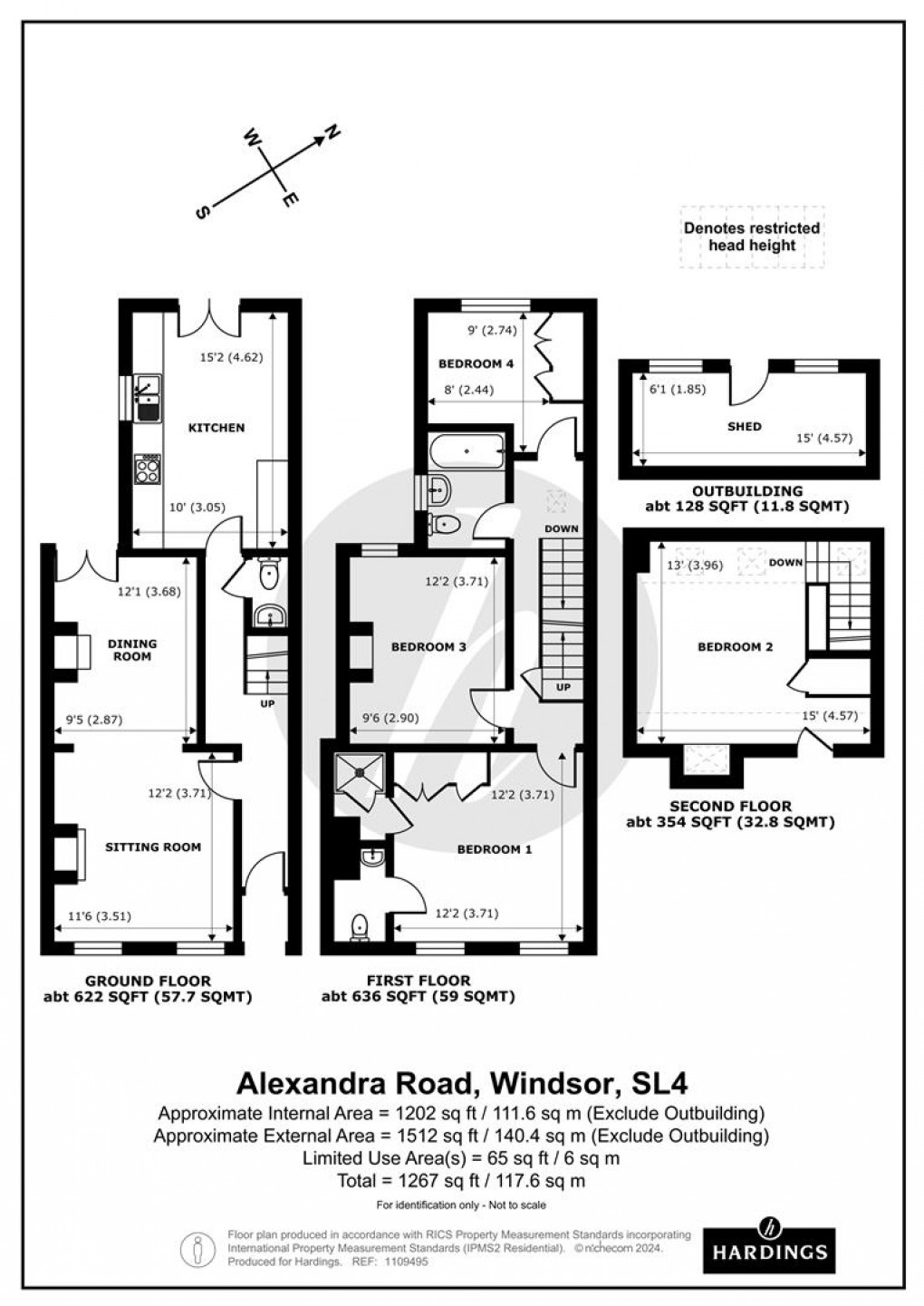 Floorplan for Alexandra Road, Windsor ,Berkshire