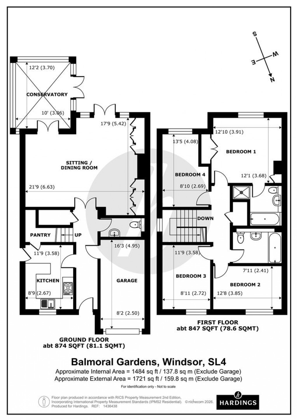 Floorplan for Balmoral Gardens, Windsor