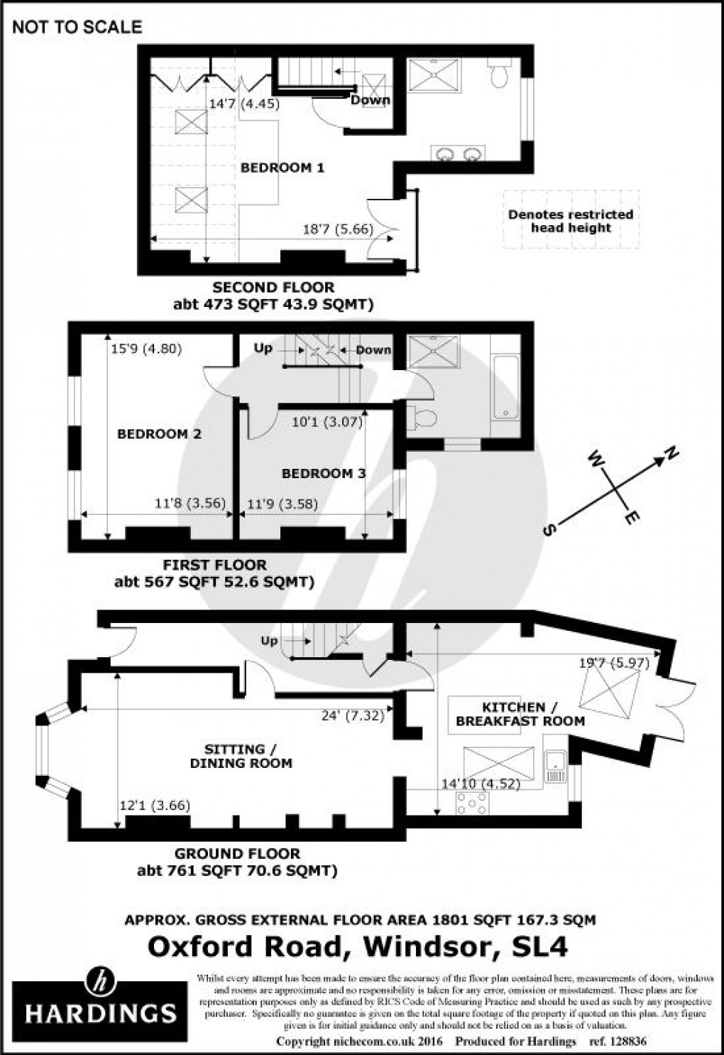 Floorplan for Oxford Road Windsor