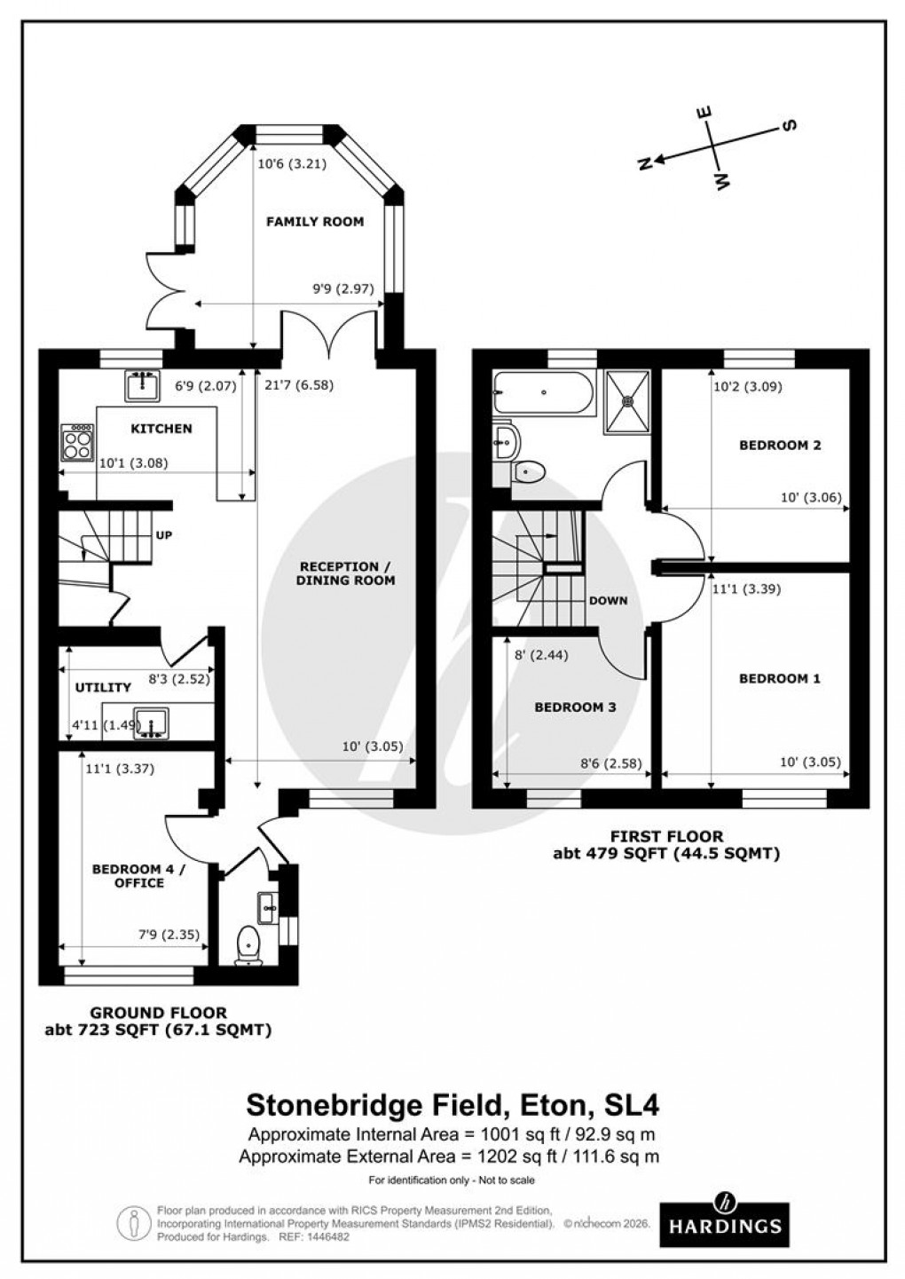 Floorplan for Stonebridge Field, Eton, Windsor