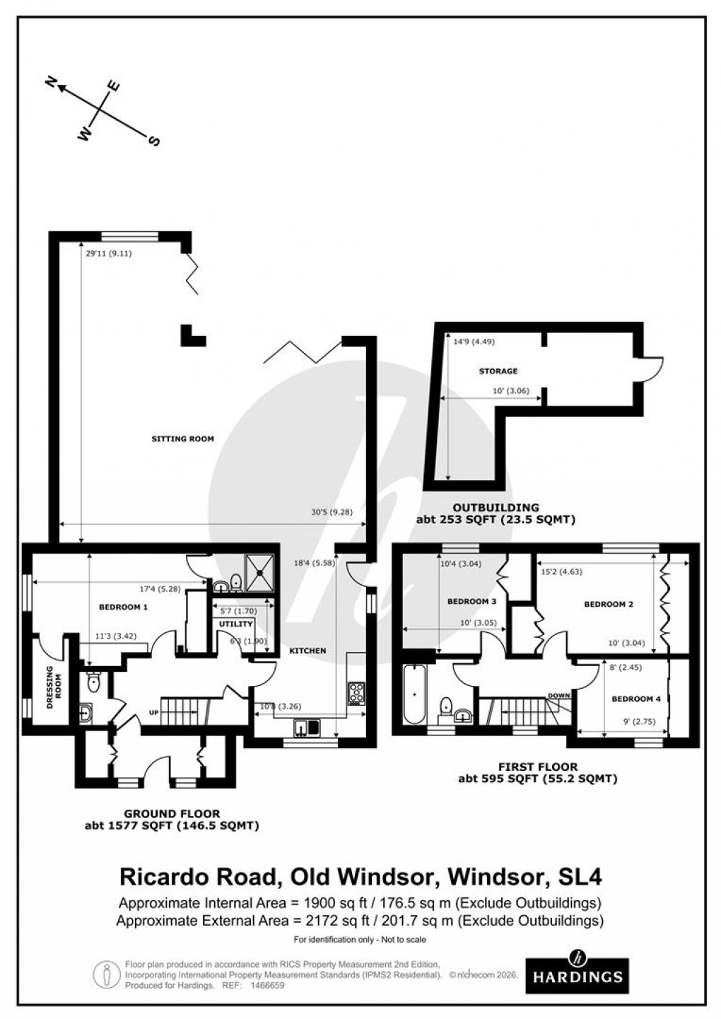 Floorplan for Ricardo Road, Old Windsor, Windsor