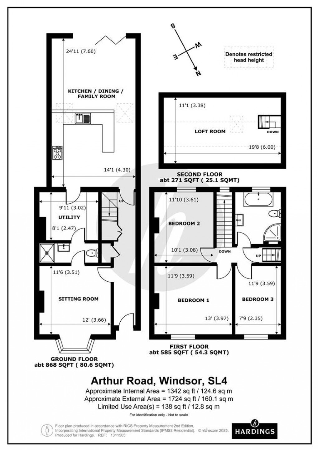 Floorplan for Arthur Road, Windsor, Berkshire
