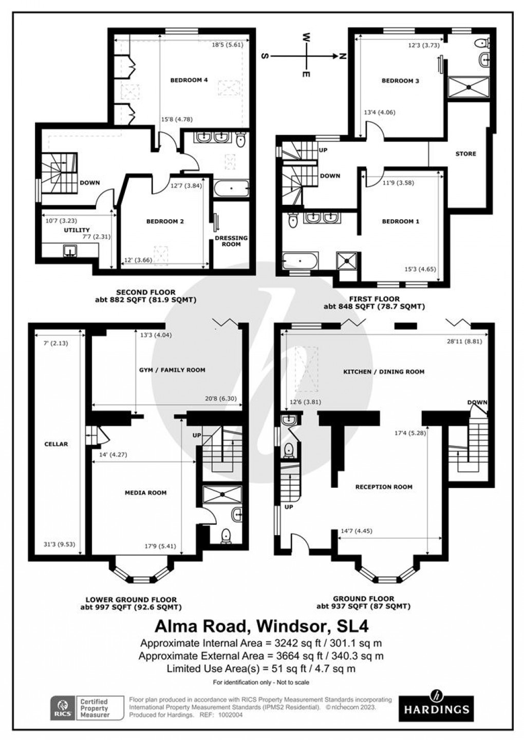 Floorplan for Alma Road, Windsor