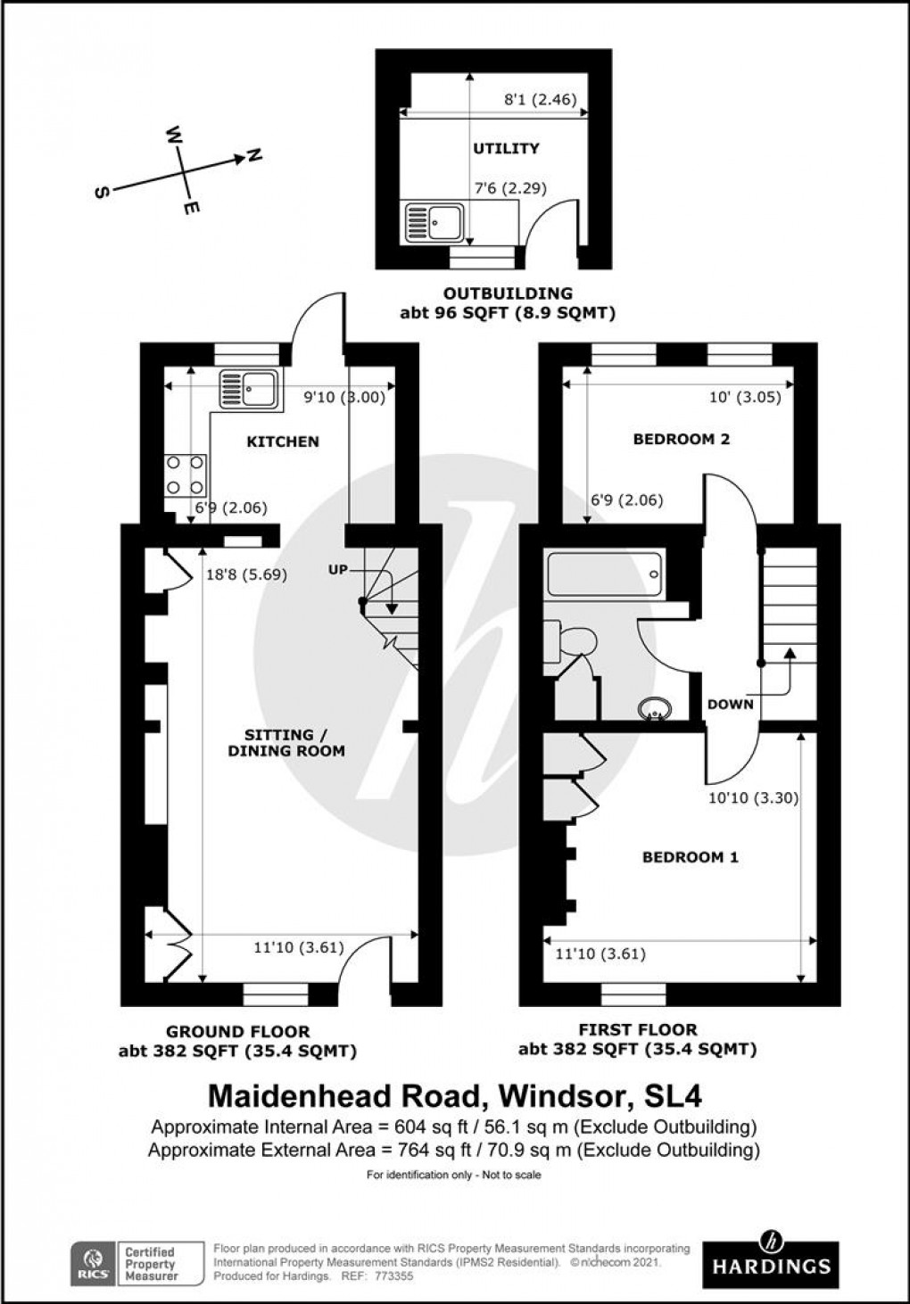 Floorplan for Maidenhead Road, Windsor